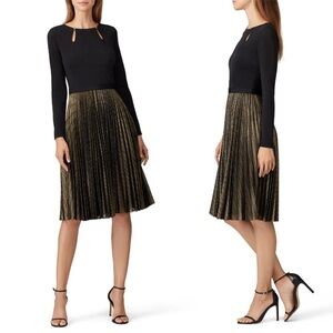 $475 Metallic Nicki Dress by Catherine Deane Size 4 Evening Holiday Party Formal